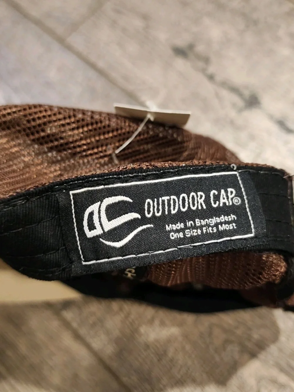 Outdoor Cap Mesh Back Trucker Hat Brown One Size BlackOvis Logo Hunting SnapBack